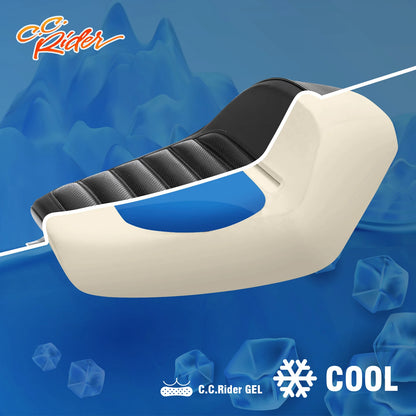 Front Driver Gel Solo Seat for Harley Sportster XL 883 1200 48 72 (2010-2022)