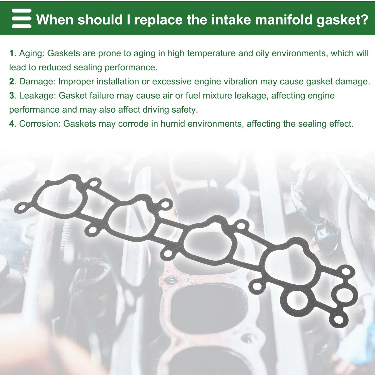 Intake Manifold Gasket for Honda Accord (1990-1993)