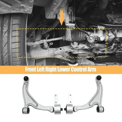 2 x Front Lower Control Arms with Ball Joints for Honda Pilot (2009-2015)