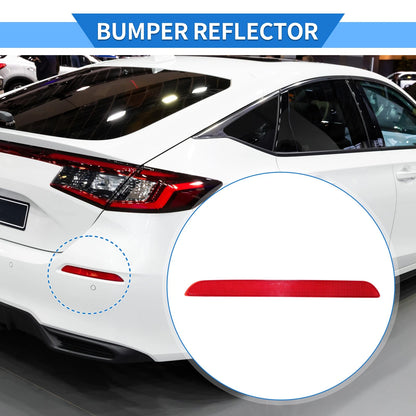 Rear Right Bumper Reflector for Honda Civic (2022-2023) Red