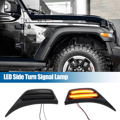 LED Side Marker Light for Jeep Wrangler JL (2018-2023) - 2 x Amber Lights