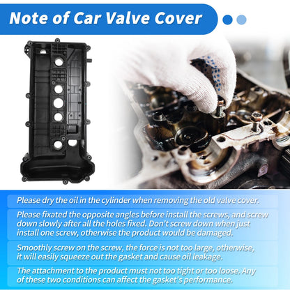 Engine Valve Cover for Ford Escape 2.3L (2005-2008) Black