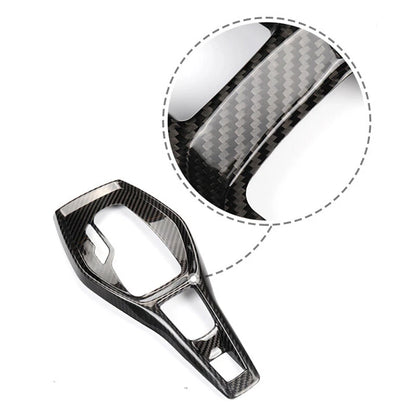 Real Carbon Fiber Center Console Gear Shift Knob Trim fit For Camaro 2016-2019