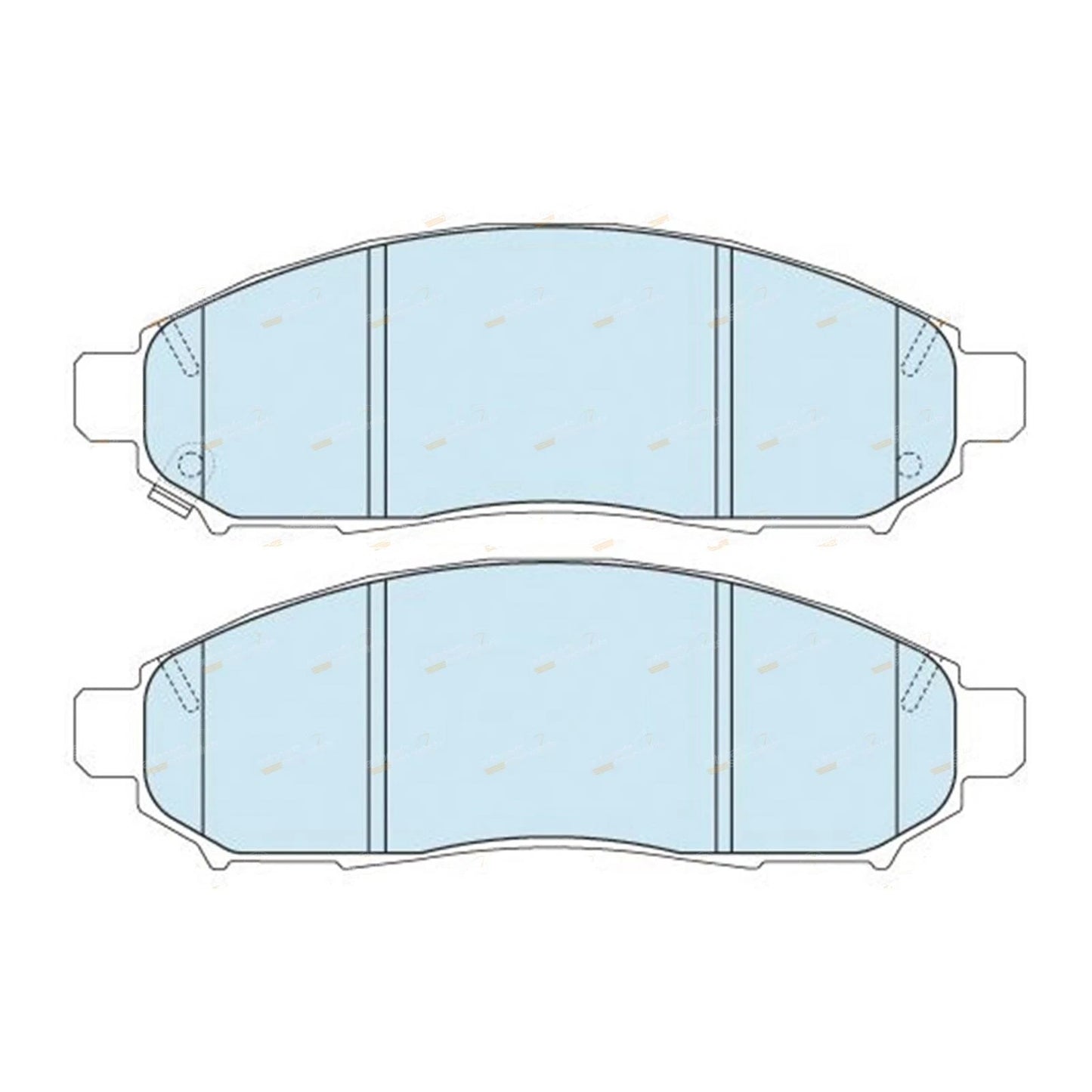 Front Disc Brake Pads Set for Navara D40 (2005-2015)