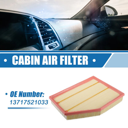 Cabin Air Filter & Engine Air Filter for BMW E60 525i L6 2.5L (2005-2010)