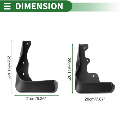 Mud Flaps Splash Guards Front & Rear for Honda Elysion (2012-2015)