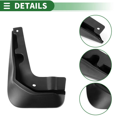 Mud Flaps Splash Guards for Ford Focus Sport 2012-2018 with Mount Accessories