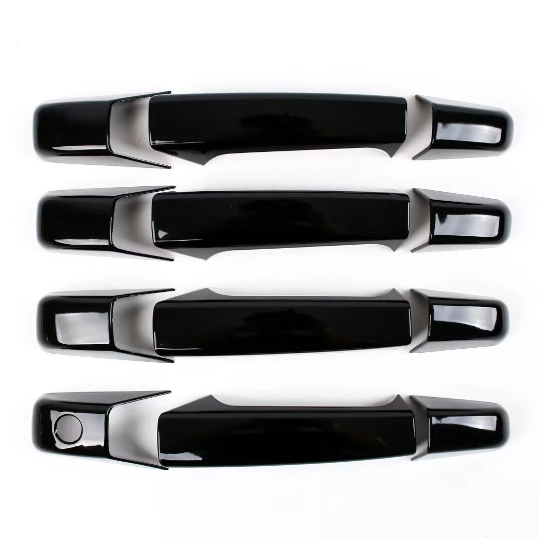Door Handle Lid Cover Trim for Chevrolet Tahoe Suburban 2007-2013 Glossy Black