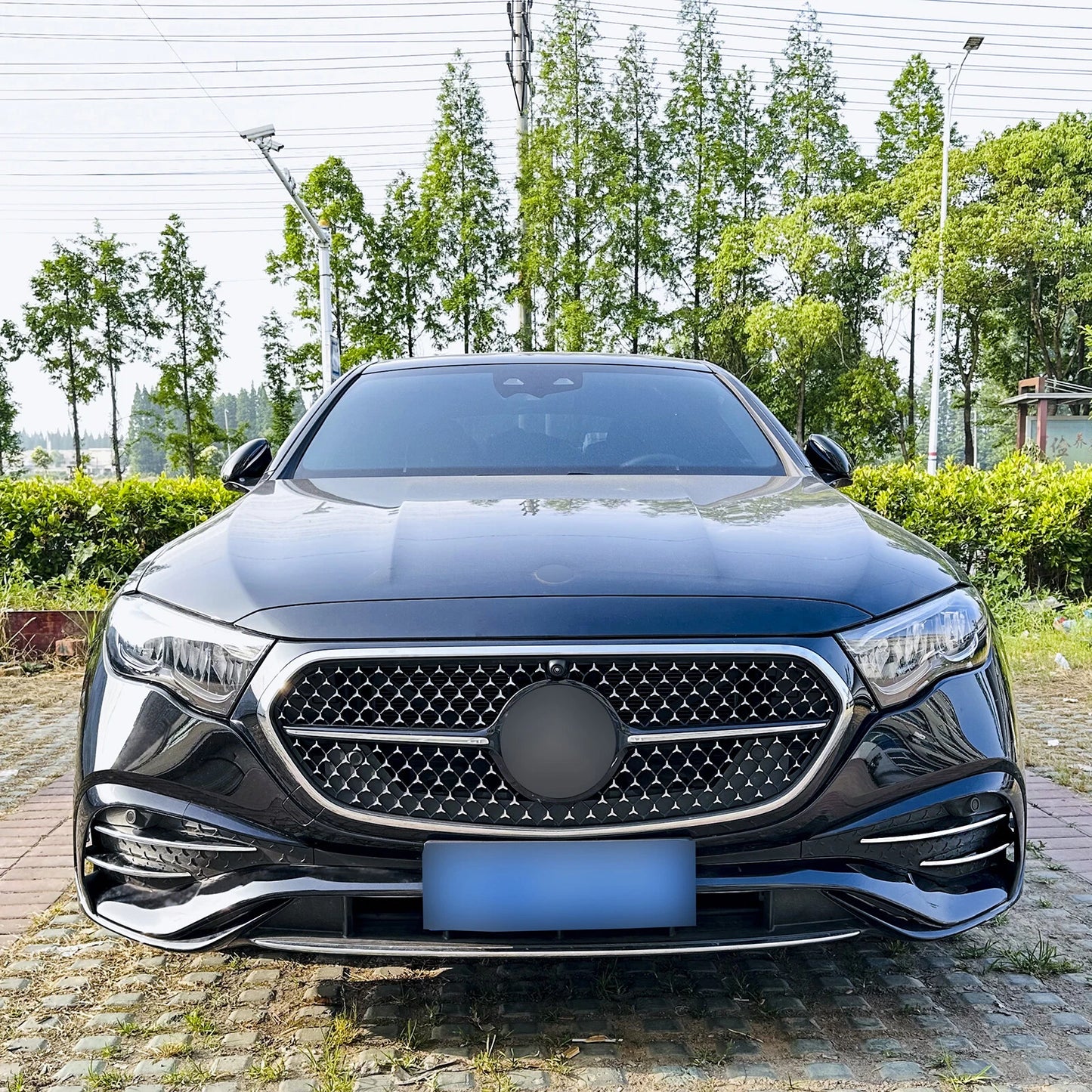 Front Bumper Side Air Vent Trims for Mercedes Benz W214 S214 AMG (2024)