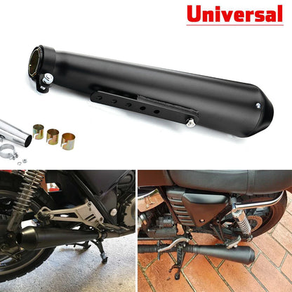 Universal Motorcycle Exhaust Pipe Muffler Silencer for Harley Racer Cafe 2 x