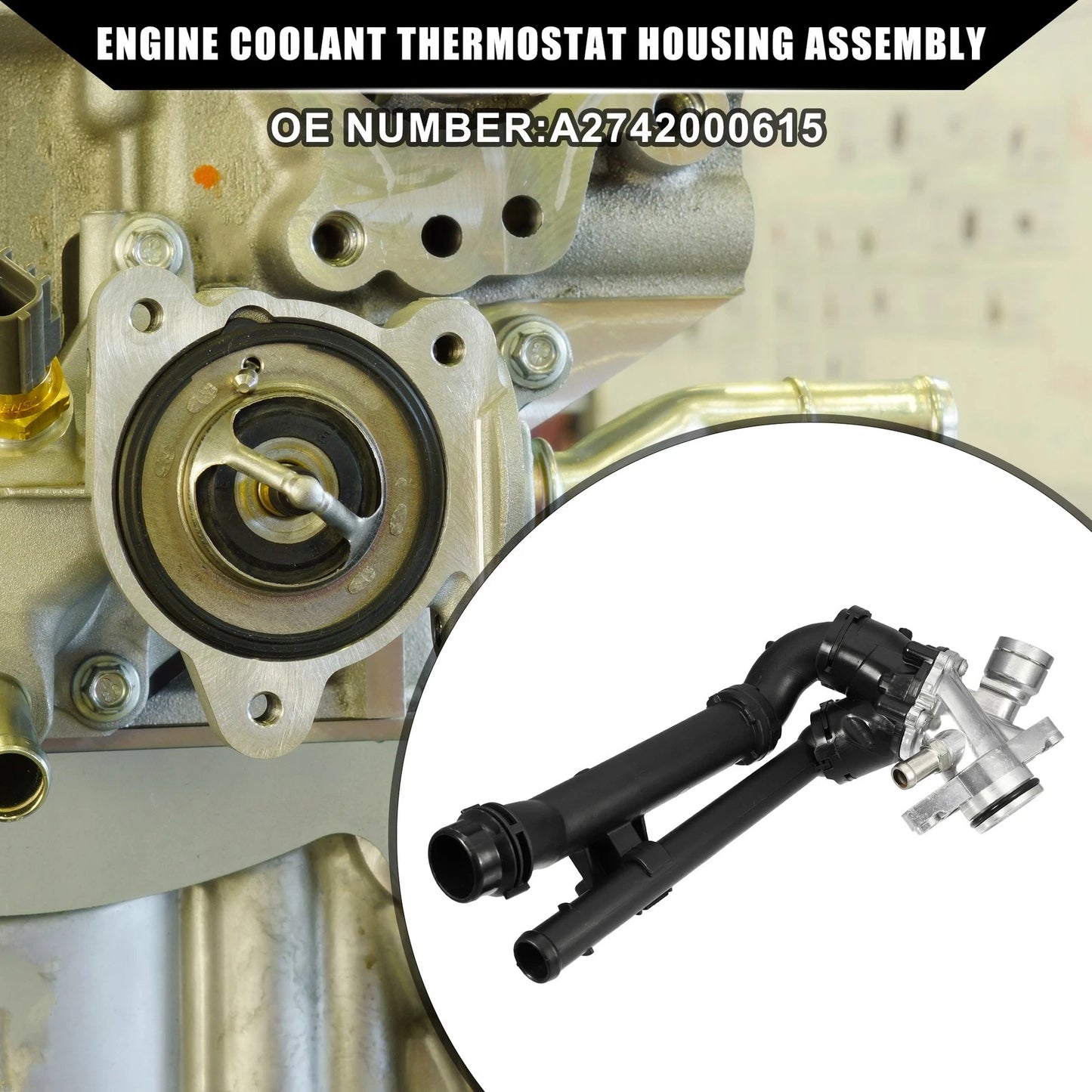 Engine Coolant Thermostat Housing for Mercedes-Benz CLA45 (2014-2019)