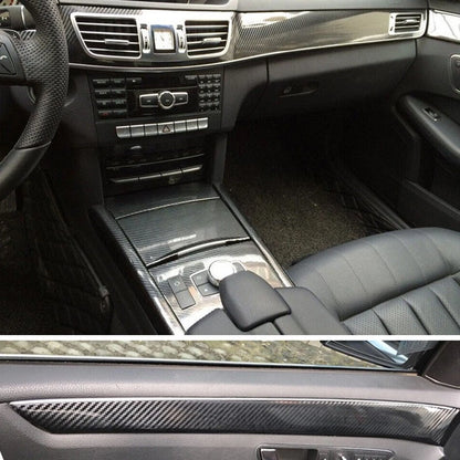 5D Carbon Fiber Style Decor Cover Kit for Mercedes Benz E W212 (2010-2016)