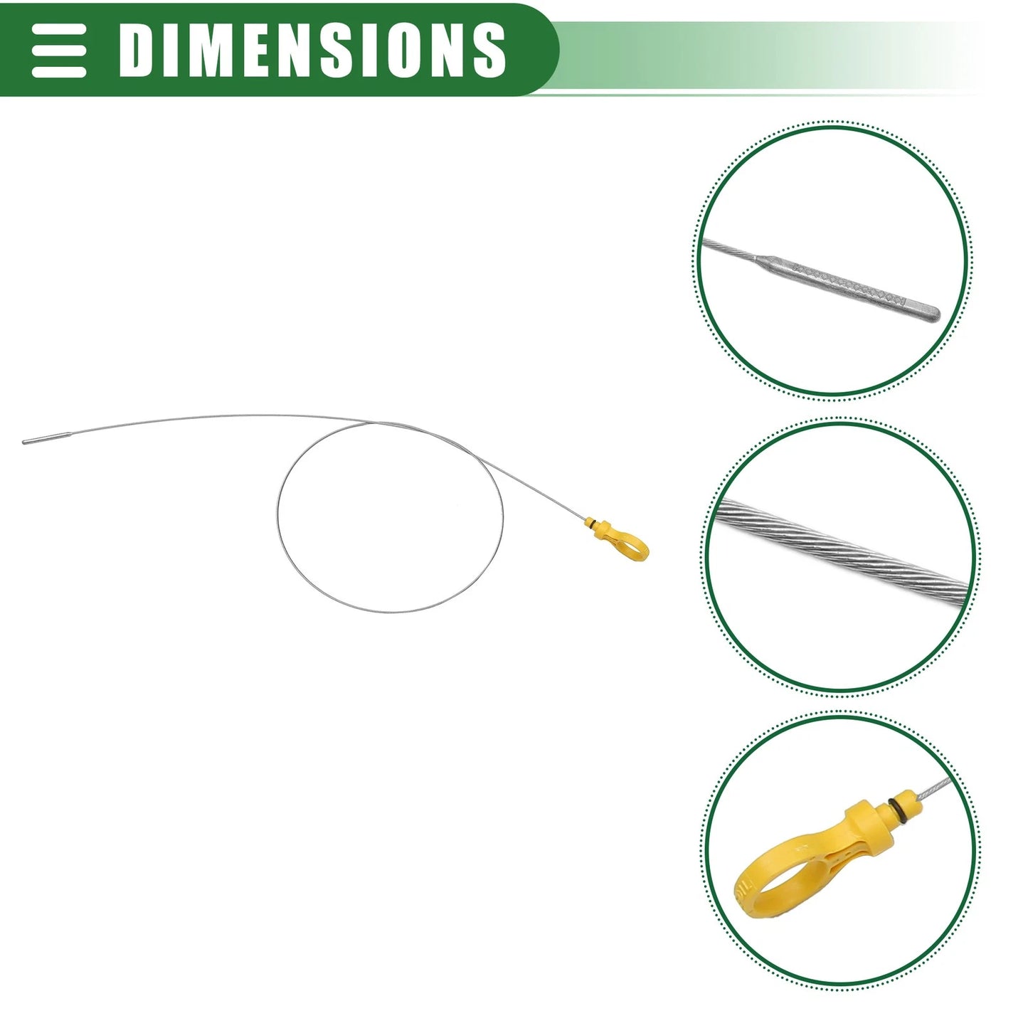 Engine Oil Level Indicator Dipstick for Chevrolet Express (2003 - 2014)