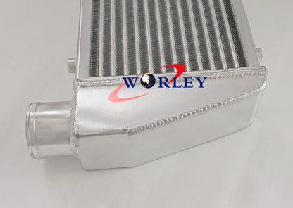 64MM Inlet/Outlet Aluminum Top Mount Turbo Intercooler for Universal