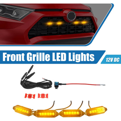 LED Front Grille Lights for Toyota RAV4 (2019-2022) Amber