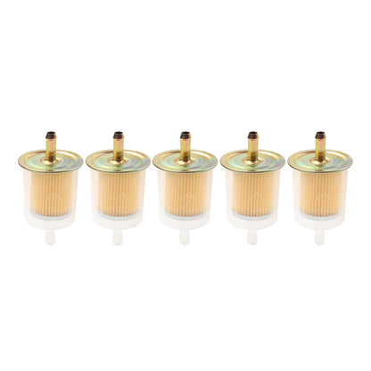 5 x 3/8" Fuel Filters for Universal Motorcycle Inline Gas Line