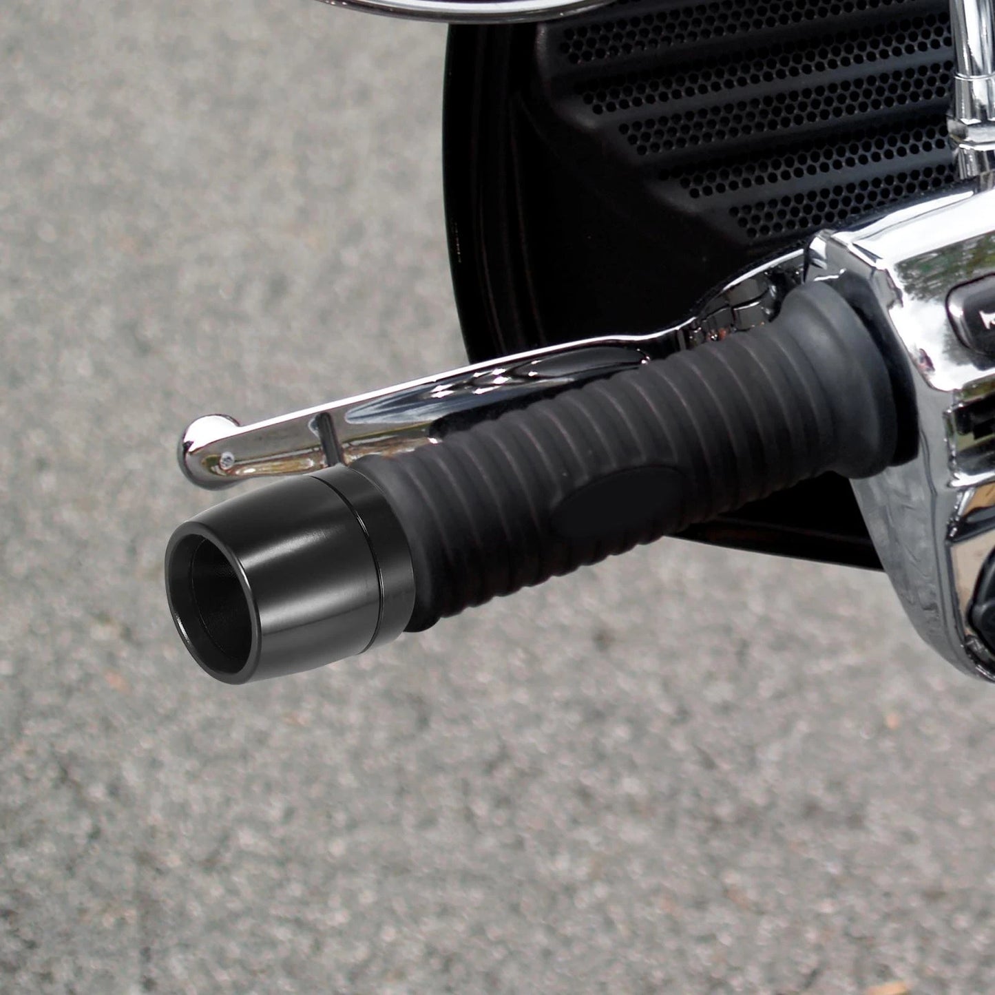 2pcs 18mm Handlebar End Caps Plug CNC Aluminum Alloy for Motorcycle