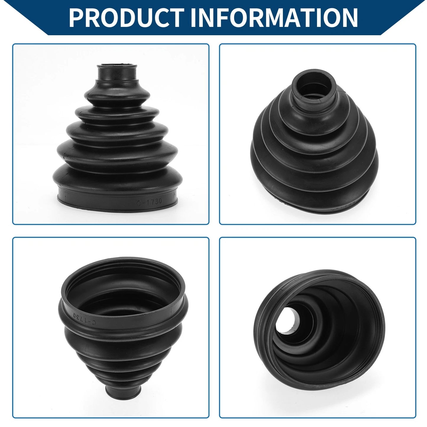 Inner CV Joint Boot Kit w/ Clamps for Land Rover Range Rover Sport (2006-2013)