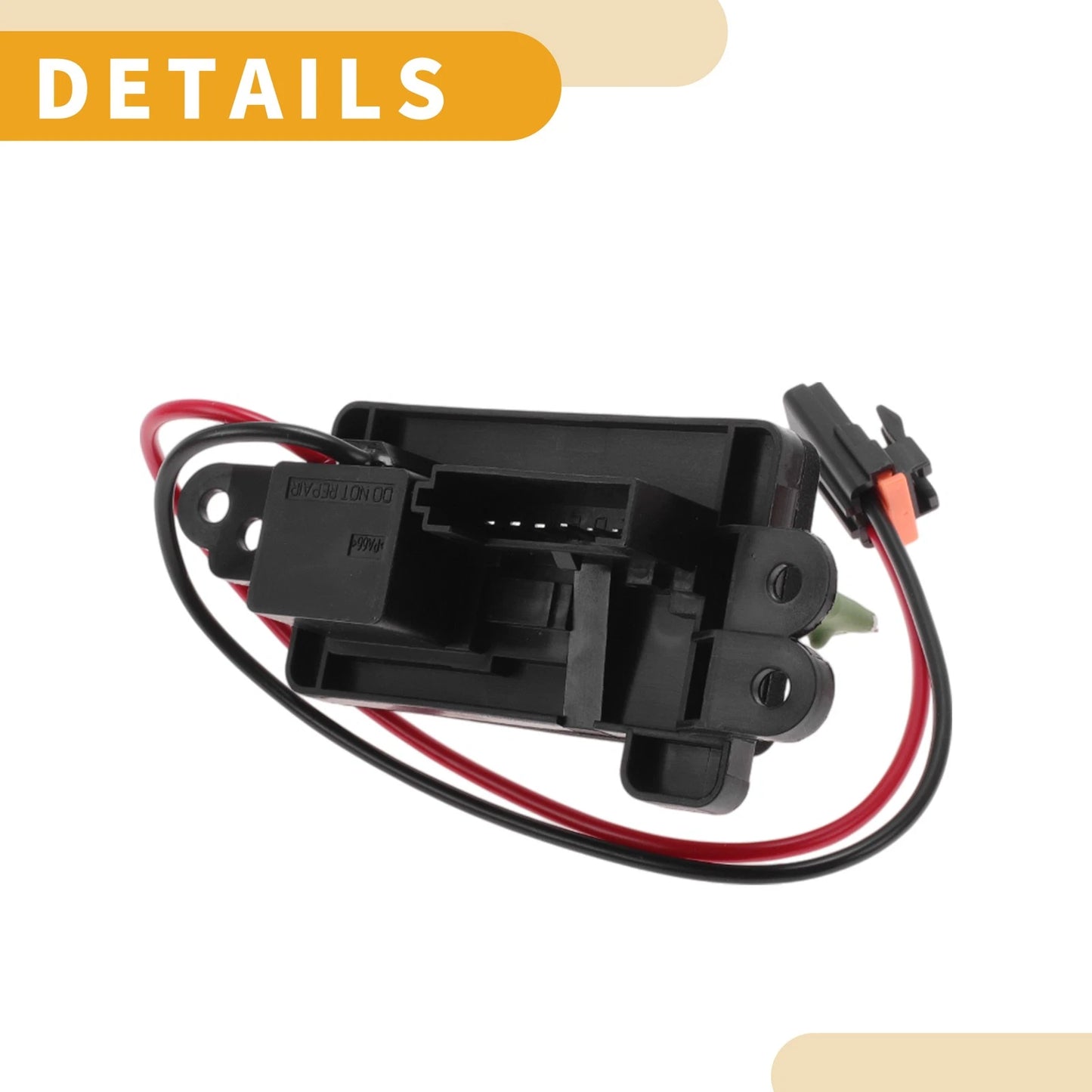 HVAC Blower Motor Resistor for Chevrolet Trailblazer Plastic Metal