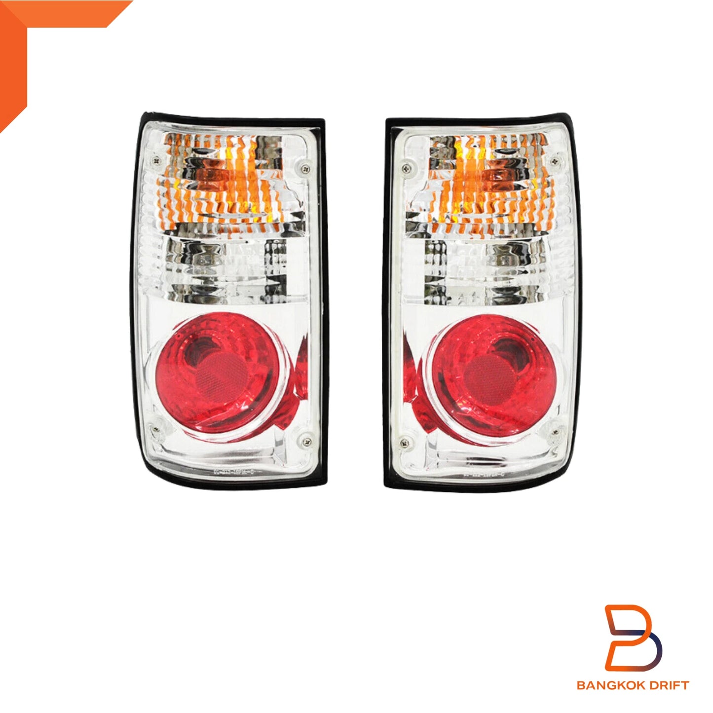Clear Tail Light Lens for Toyota Hilux Ute LN85 LN105 LN106 (1988-1996)