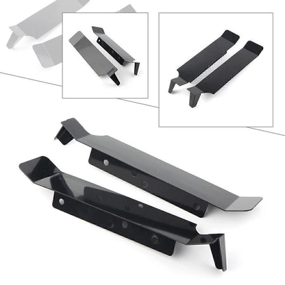 Saddlebag Filler Panels 2 x Solid Strips Black for Harley Road King (2009-2023)