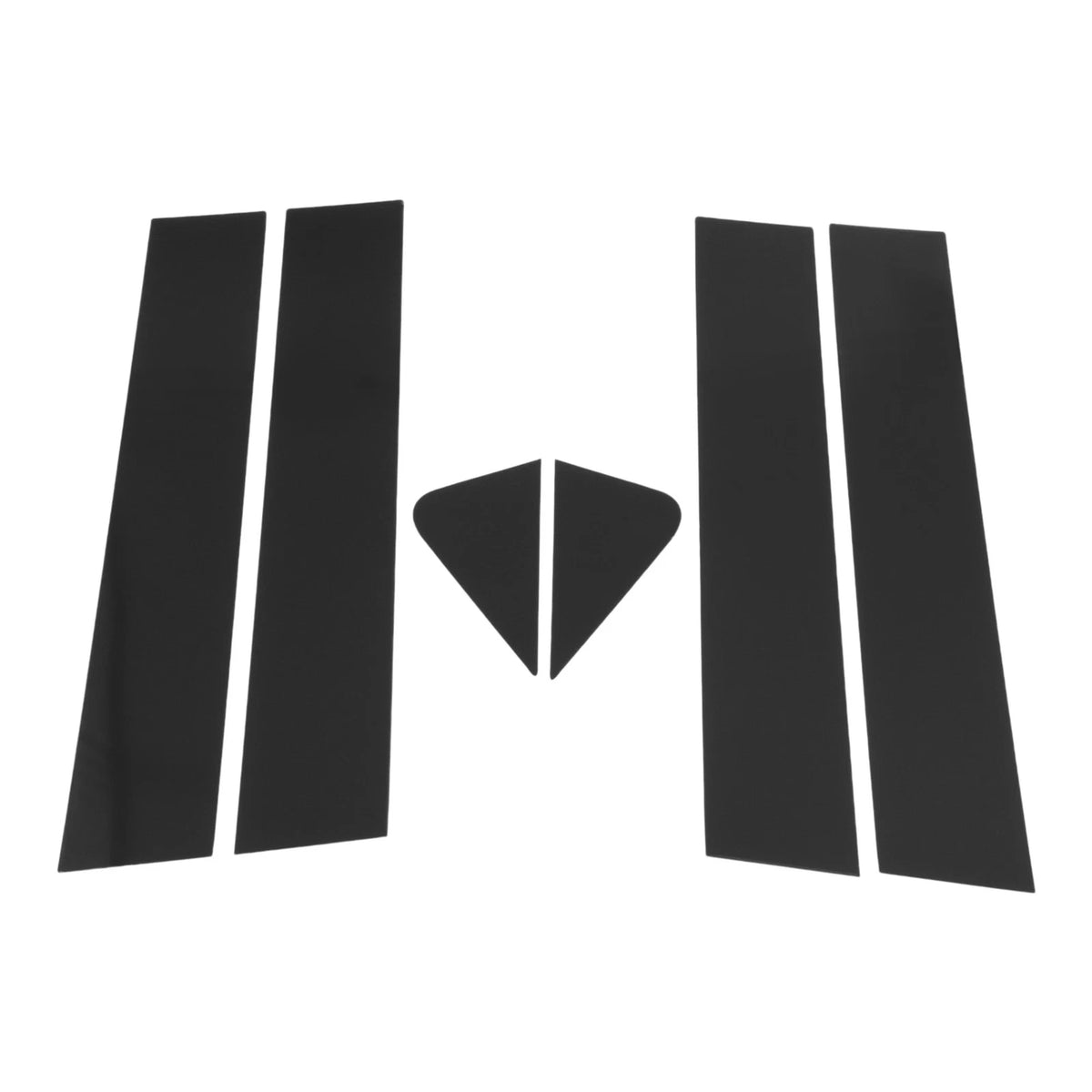 6 x Pillar Window Trim for Chevy Trailblazer (2021 - 2024) Black