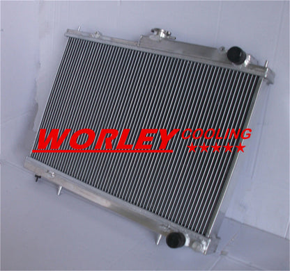 44mm 3 Row Aluminum Radiator for Nissan Skyline R33 R34 GTR GTST (1995-2002)