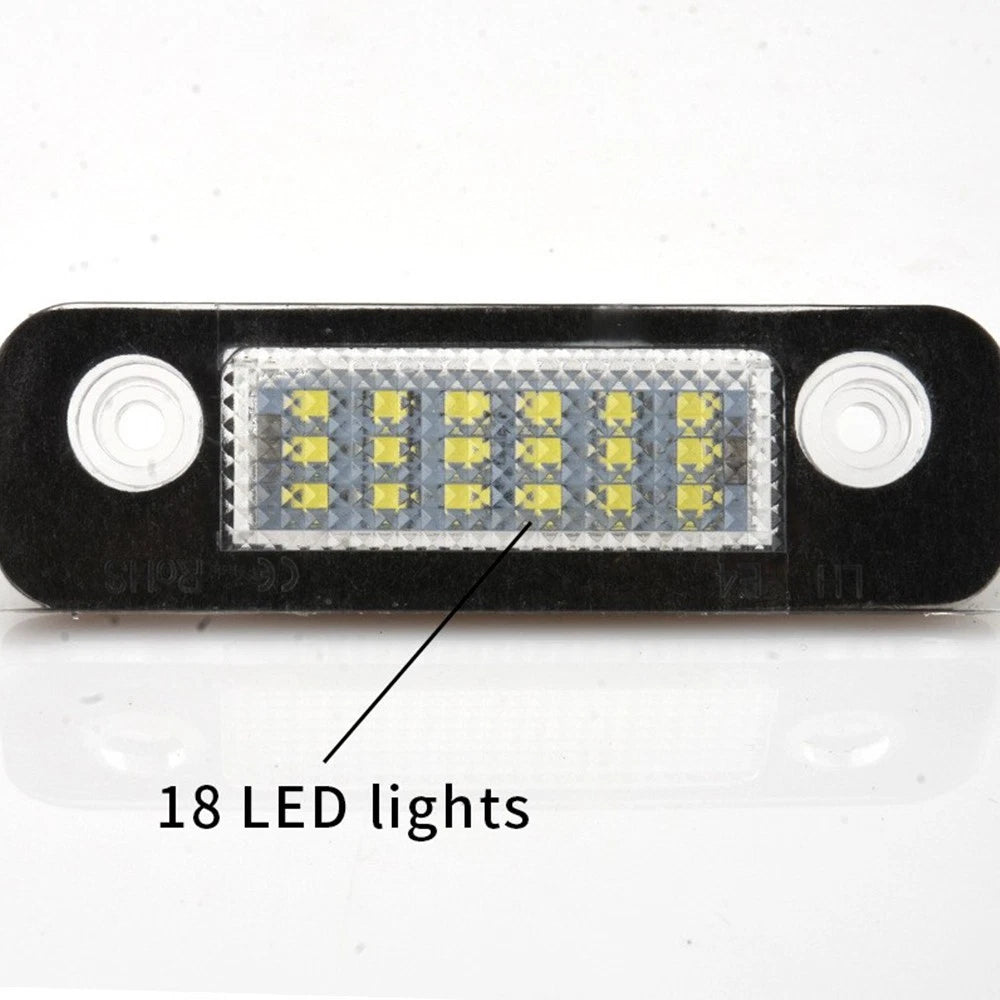 License Plate Lights for Ford Fiesta MK5, Fusion, Mondeo (2002-2012)
