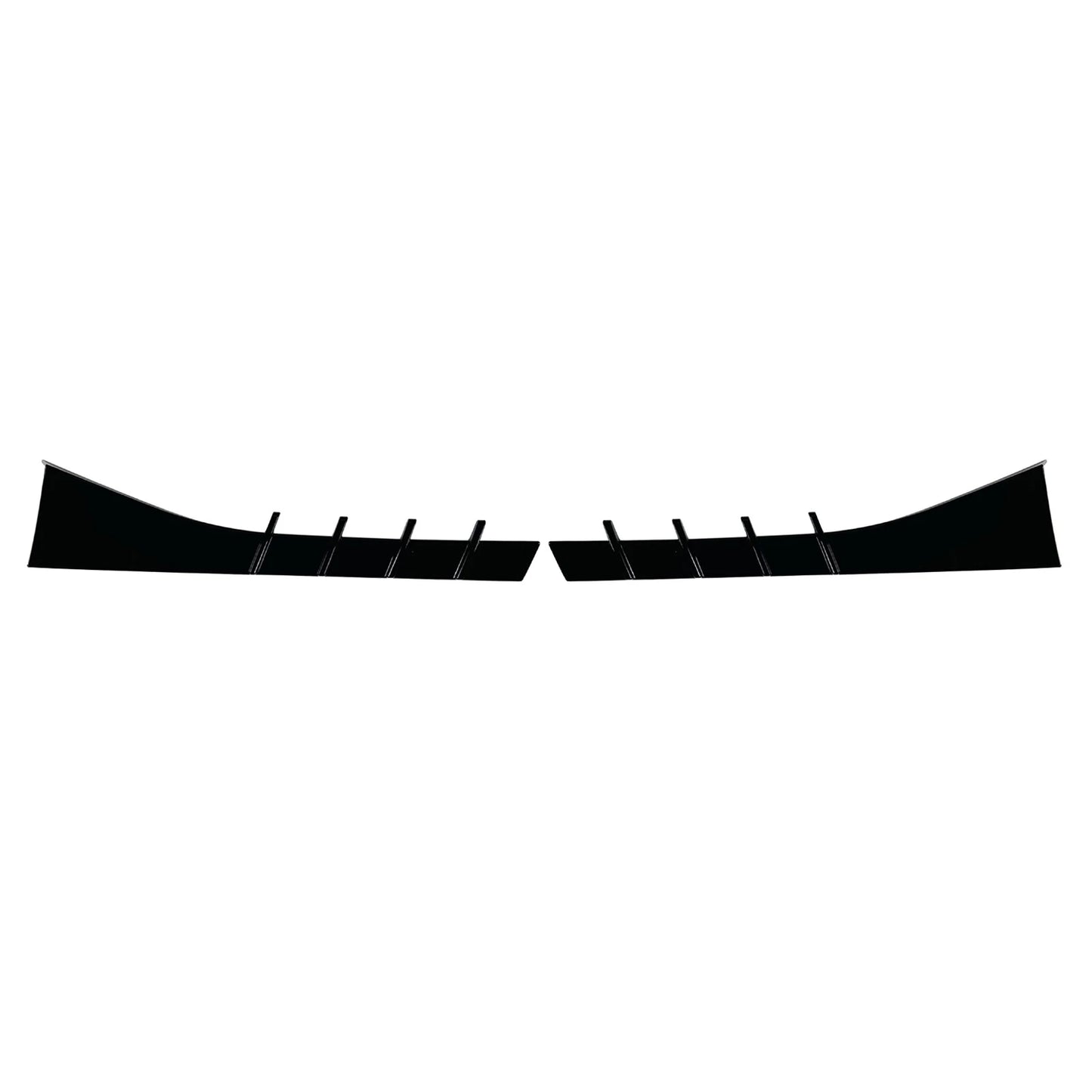 2 x Gloss Black Rear Window Spoiler Lip Covers for BMW 3 Series (2019-2024)