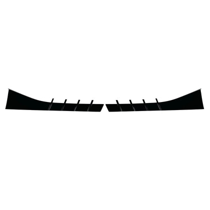 2 x Gloss Black Rear Window Spoiler Lip Covers for BMW 3 Series (2019-2024)
