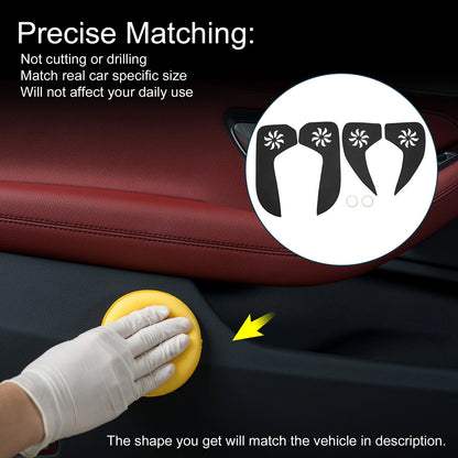 Car Door Anti Kick Pad Sticker Protector for Jeep Cherokee (2016)
