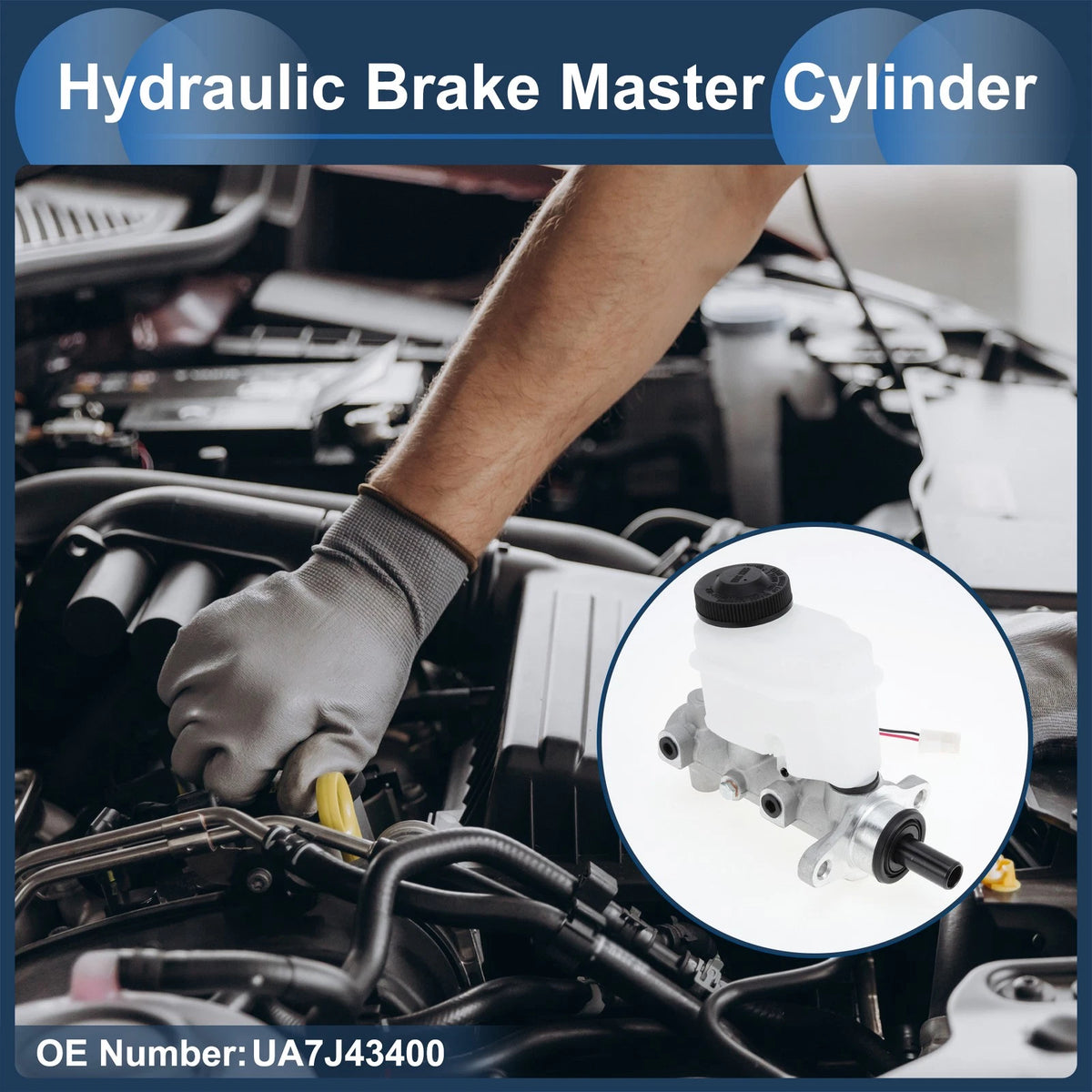 Brake Master Cylinder Reservoir for Mazda BT-50 Pick-Up (2006-2021)