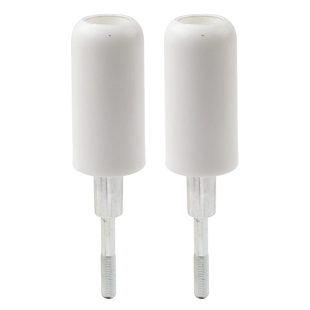White Frame Sliders Anti Crash Protectors for Yamaha & Suzuki