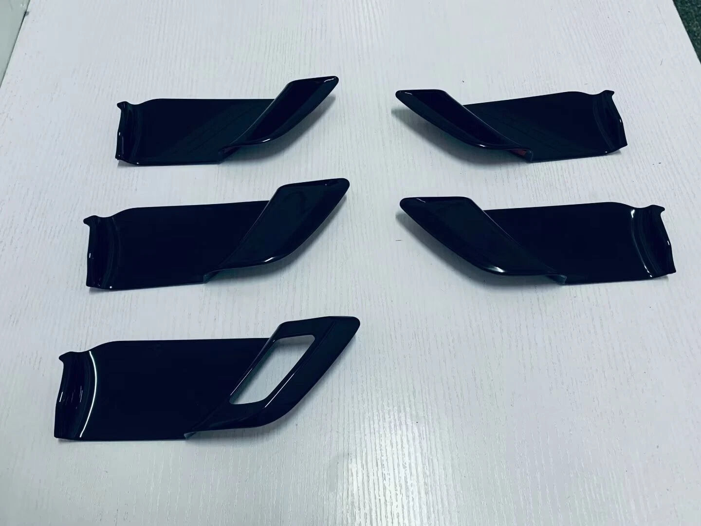 Glossy Black Inner Door Handle Bowl Lid Cover Trim for 2023-2024 Toyota Prius