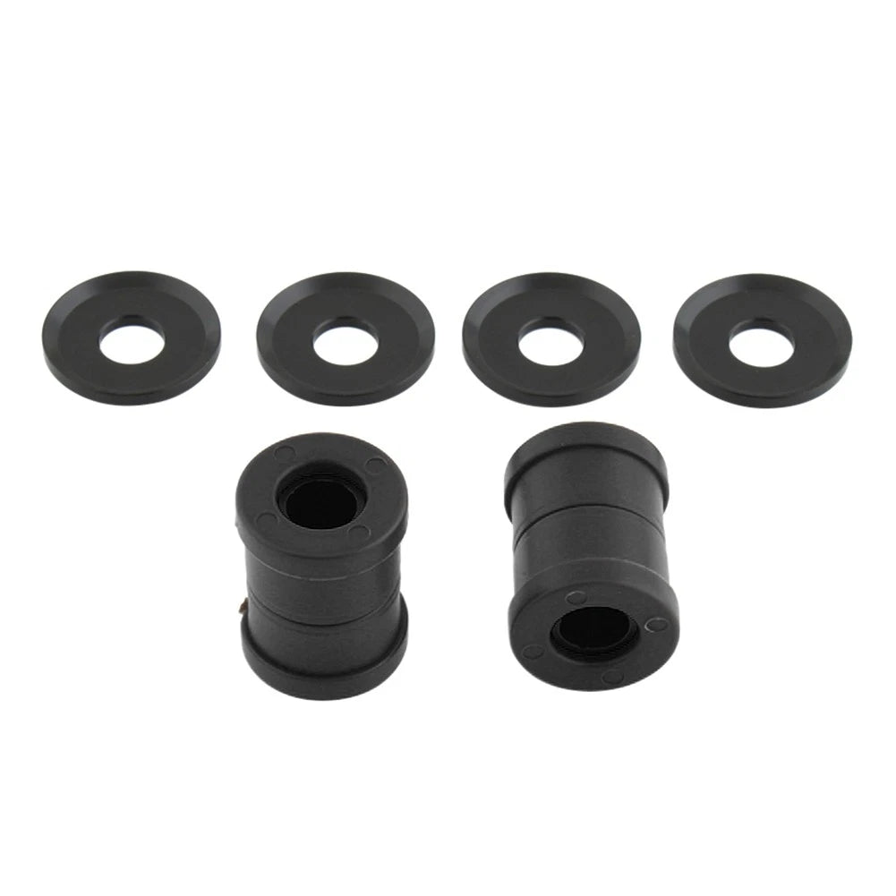 Black Polyurethane Handlebar Riser Bushings for Harley Softail Dyna Sportster