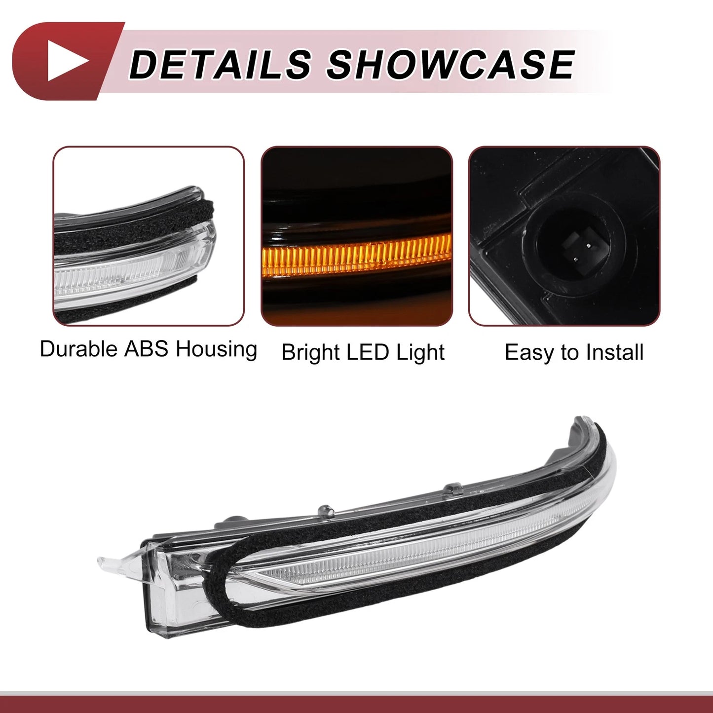 Front Right LED Turn Signal Light for Kia Optima (2017-2020)