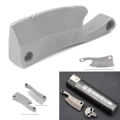 Titanium TC4 Key Pendant EDC Tool for Parachute Cord Bottle Opener