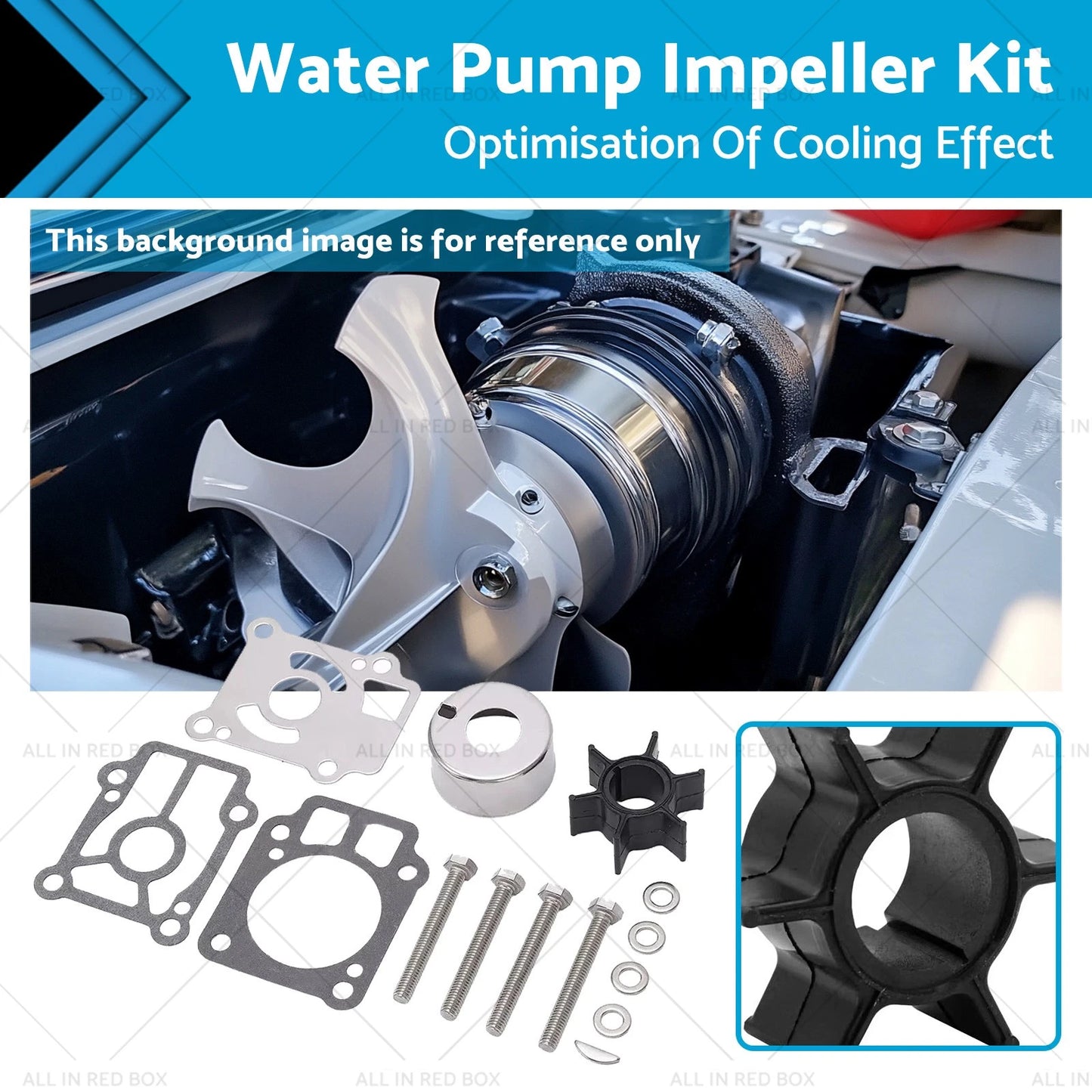 Water Pump Impeller Kit for Mercury Mariner Outboard 25-30 HP