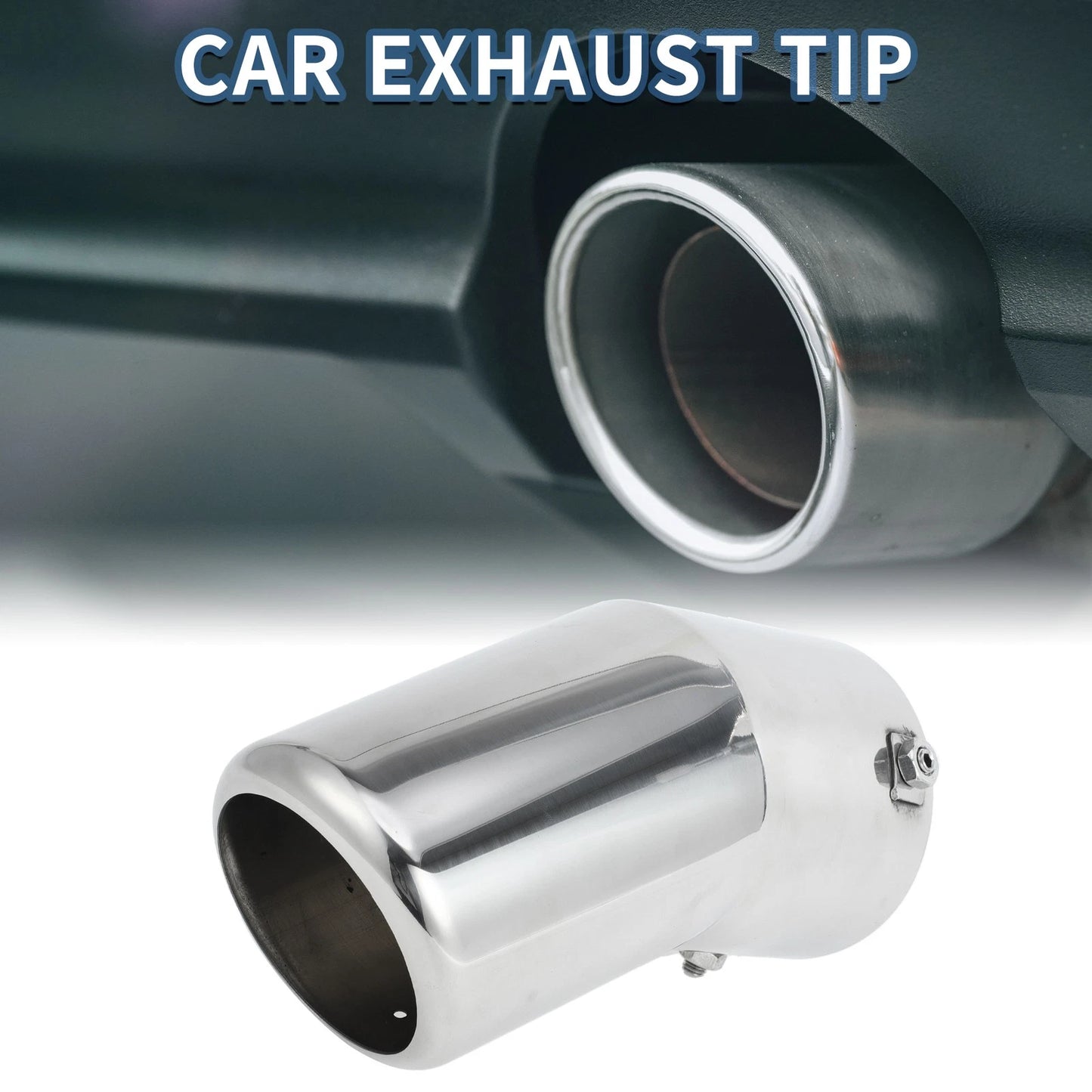 1Pc Slant Exhaust Tip 3.8in Inlet for Toyota Land Cruiser (2023–2024)