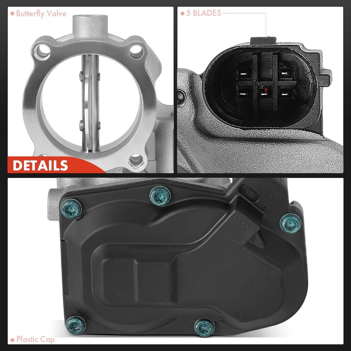 Throttle Body for Jeep Grand Cherokee Wrangler Gladiator Ram 1500 (2009–2023)