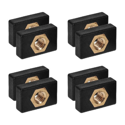 Boat Slide Track Nut Block M6 Screw for Kayak/Canoe - 8PCS