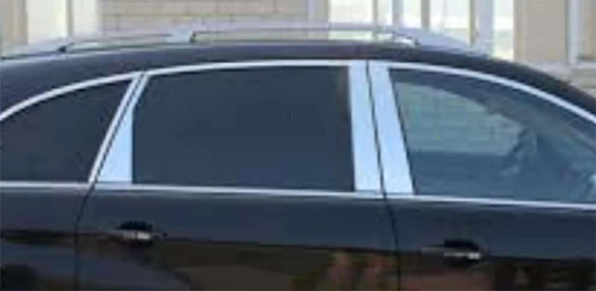 Stainless Steel Door Pillars Covers for Chevrolet Captiva (2012-2015)