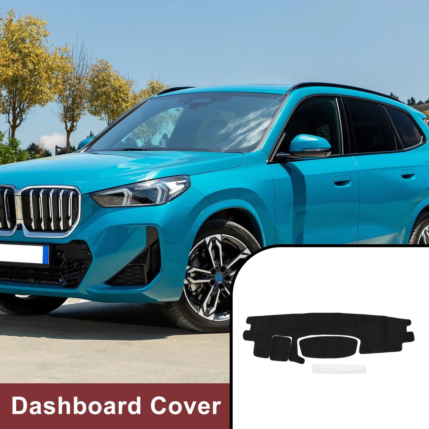 Dashboard Cover Mat for Toyota Roomy Tank 2016-2020 Sun Protector Black