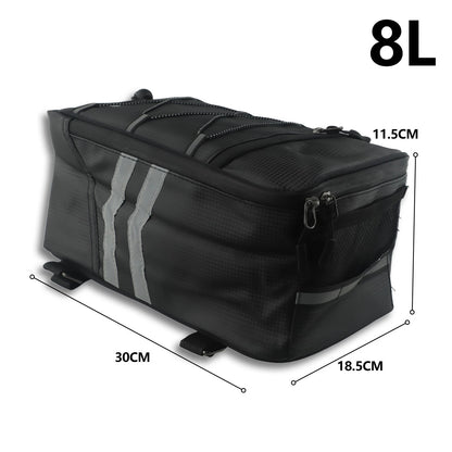 Rear Rack Trunk Bag / 8L / Pannier for Bike Cycles