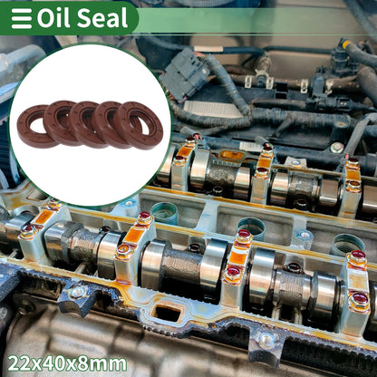 Oil Seal 22x40x8mm FKM Rubber Seal Ring for Rotary Shaft