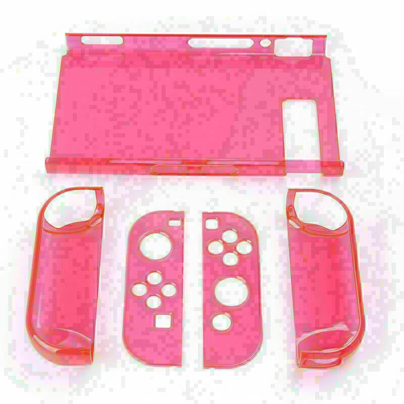Clear Shockproof Hard Case Cover for Nintendo Switch Joy-Con (2017-Present)