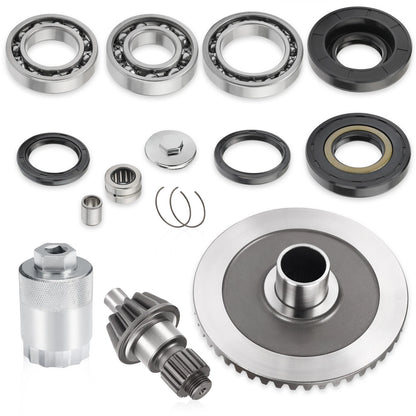 Rear Diff Ring & Pinion Gear with Nut Tool for Honda Rancher TRX400 (2004–2007)