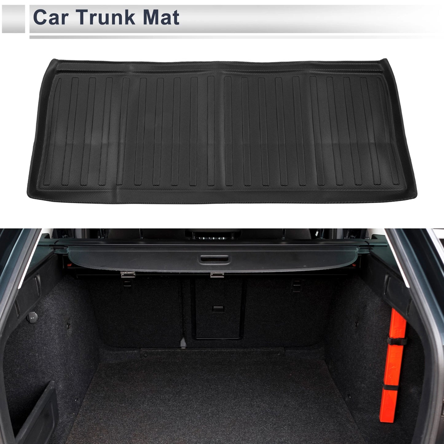 Cargo Liner Rear Trunk Mat for Kia Carnival 2022-2025 Black TPE