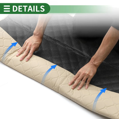 Flat Face Cargo Liner Rear Trunk Mat for Honda CR-V Hybrid (2017-2021) Beige