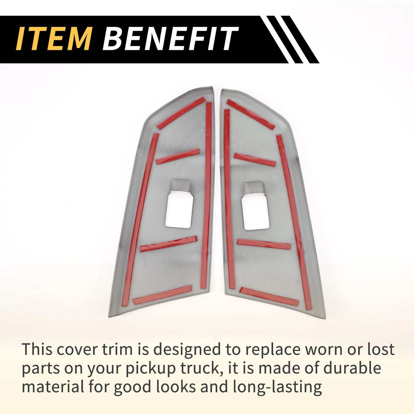 Carbon Fiber Door Window Switch Panel Cover Set for Toyota Tundra (14-21)
